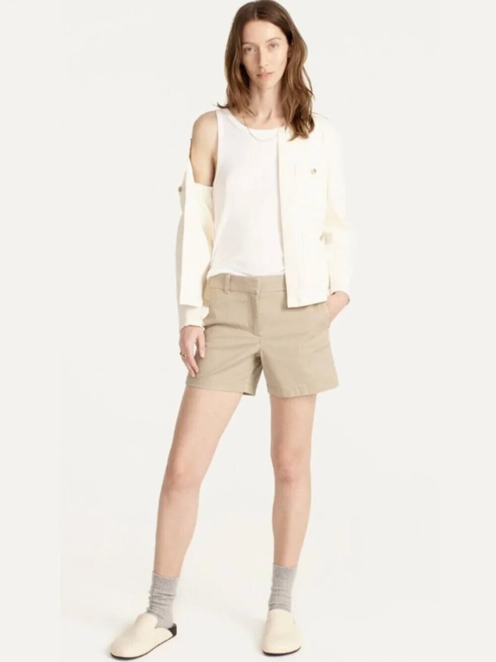 2/$30 J. Crew 5" Stretch Chino Short Mid Rise 6 #A2904